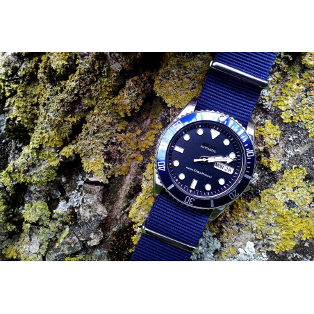 G Nato Watch Strap Navy Blue Dark Blue