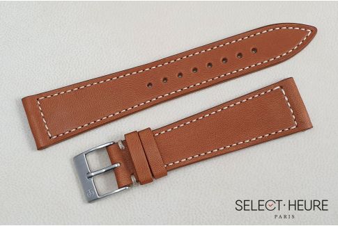 Premium Epi leather watch band, Quick release leather watch strap SW043