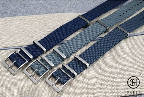 Bracelet montre NATO SELECT-HEURE nylon Canvas Gris