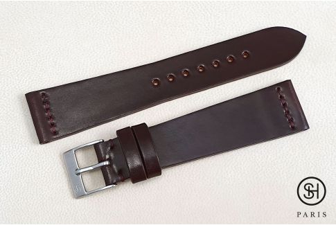 Green Genuine Horween® Shell Cordovan Leather Watch Strap