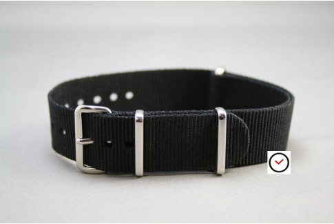 G-10 Nylon Watch Strap | G10 Watch Strap | Woven Watch Strap - 22mm Woven G10 Navy and Red