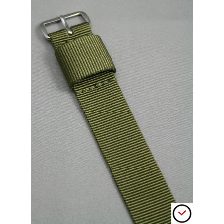 US Military watch strap, Olive Green (nylon - resistant fabric)