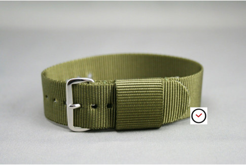 Olive Green US Military nylon watch strap