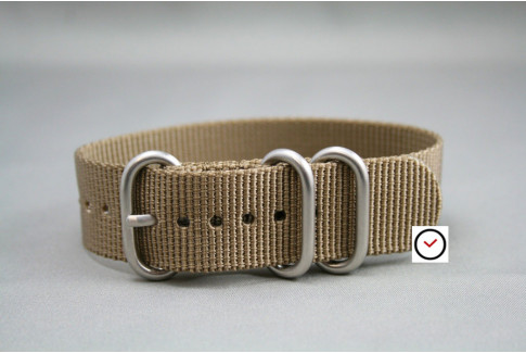 Bronze Brown ZULU nylon strap (highly resistant fabric)