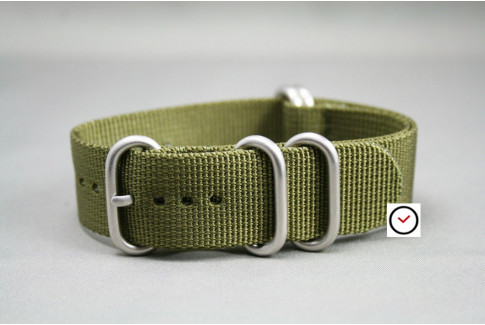 Bracelets montre textile NATO ZULU PERLON largeur entrecorne 26mm