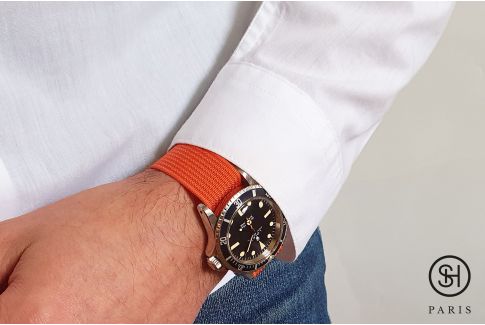 Bracelet montre ELIT Deauville SELECT-HEURE Orange Tangerine