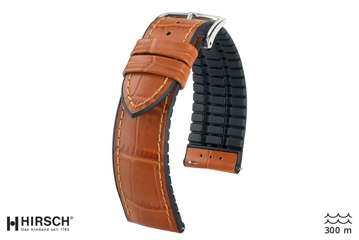 Honey Brown Paul HIRSCH watch bracelet (waterproof)