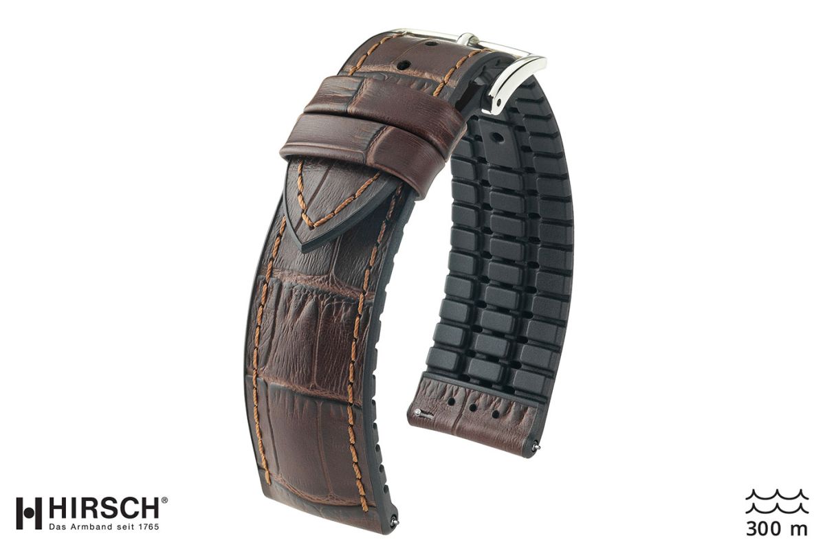 Brown Paul HIRSCH watch bracelet (waterproof)