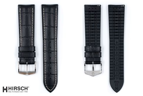 Black George HIRSCH watch bracelet (waterproof)