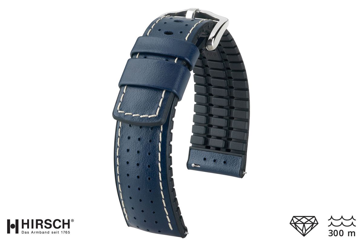 Bracelet montre HIRSCH Tiger Bleu (étanche)