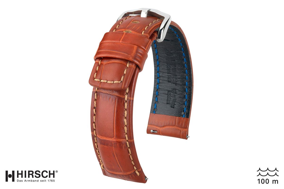 Hirsch waterproof leather straps best sale