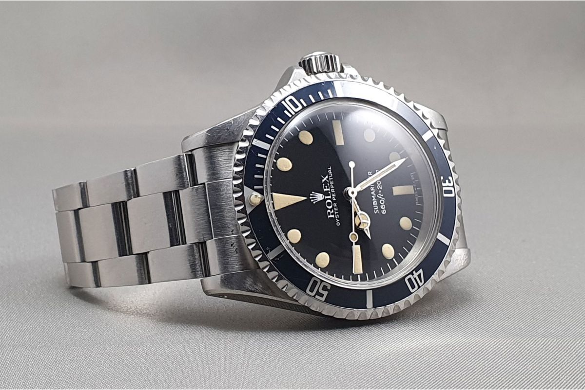 Rolex Submariner 5513 Maxi Dial (année 1982)