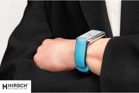 Turquoise recycled canvas NEW Arne HIRSCH watch bracelet (waterproof)