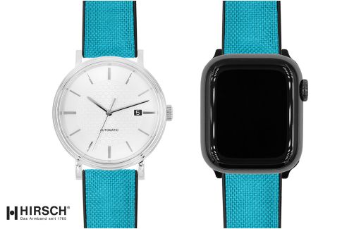 Turquoise recycled canvas NEW Arne HIRSCH watch bracelet (waterproof)