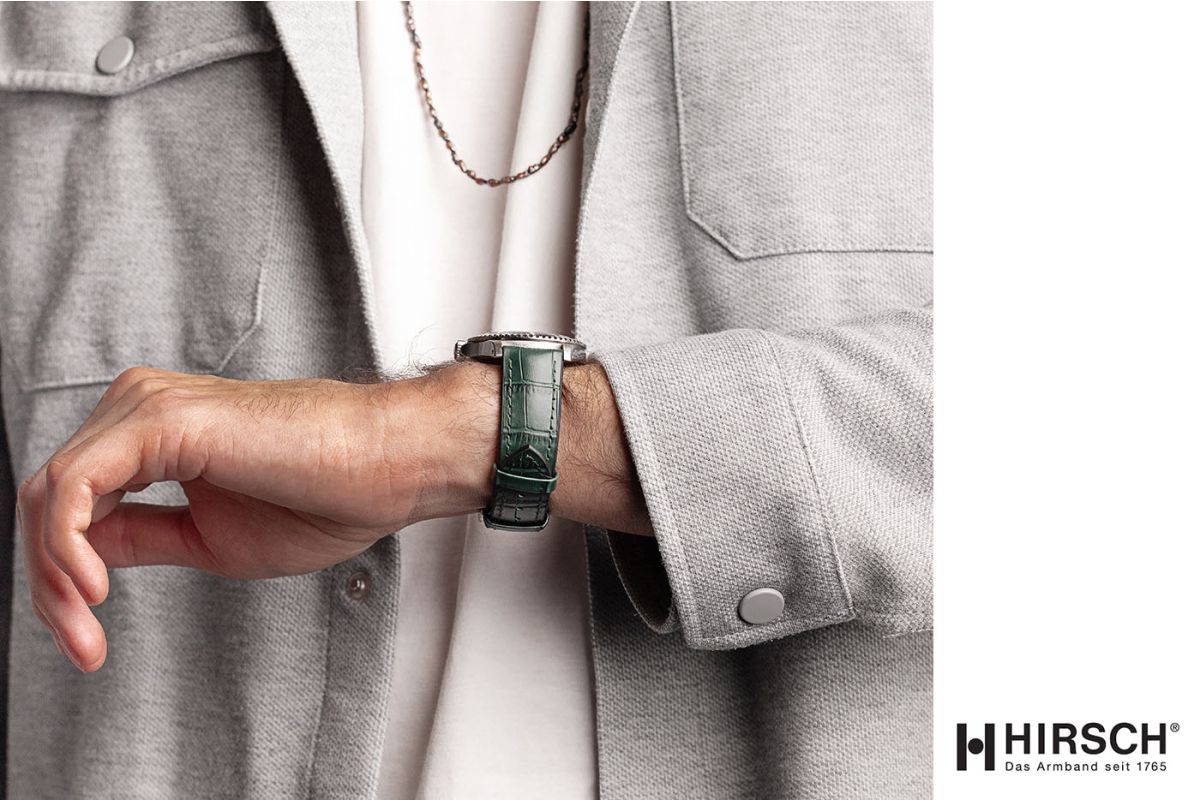 Green Paul HIRSCH watch bracelet (waterproof)