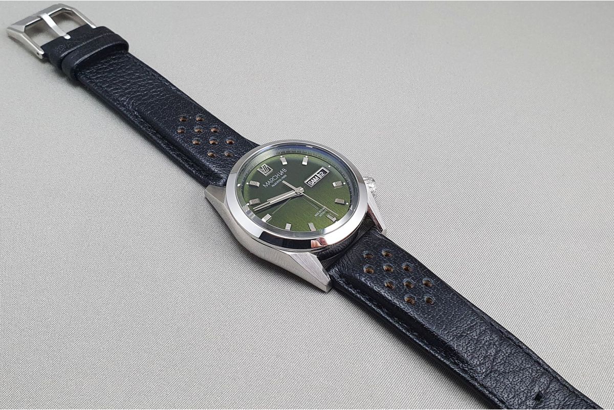 MARCH LA.B - AM89 Automatic, Evergreen Dial (Olive Green)