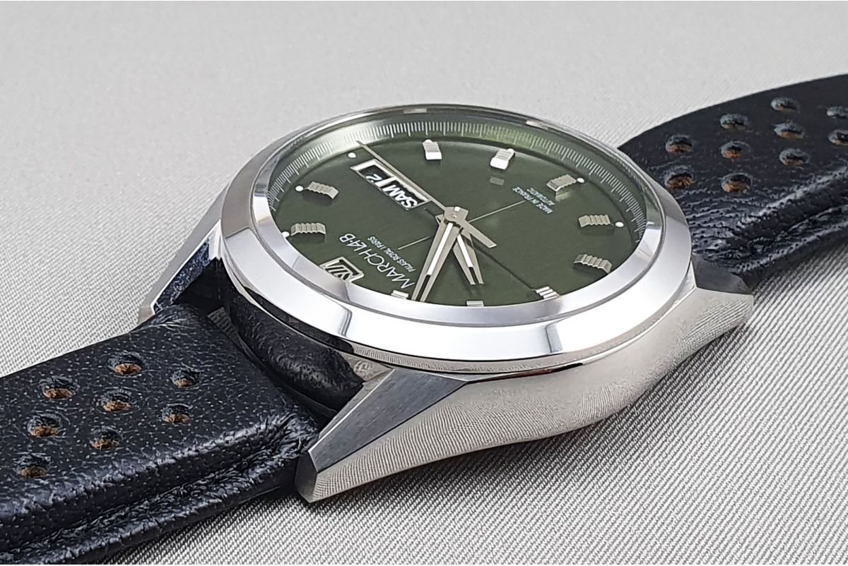 MARCH LA.B - AM89 Automatic, Evergreen Dial (Olive Green)