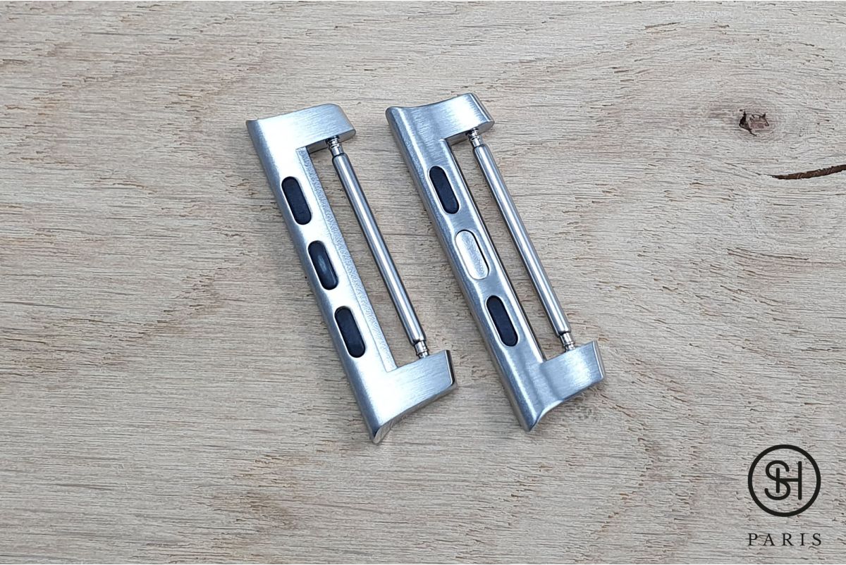 Strap Adapters for Apple Watch Series 7, 8, 9, 10 & Ultra - Stainless Steel