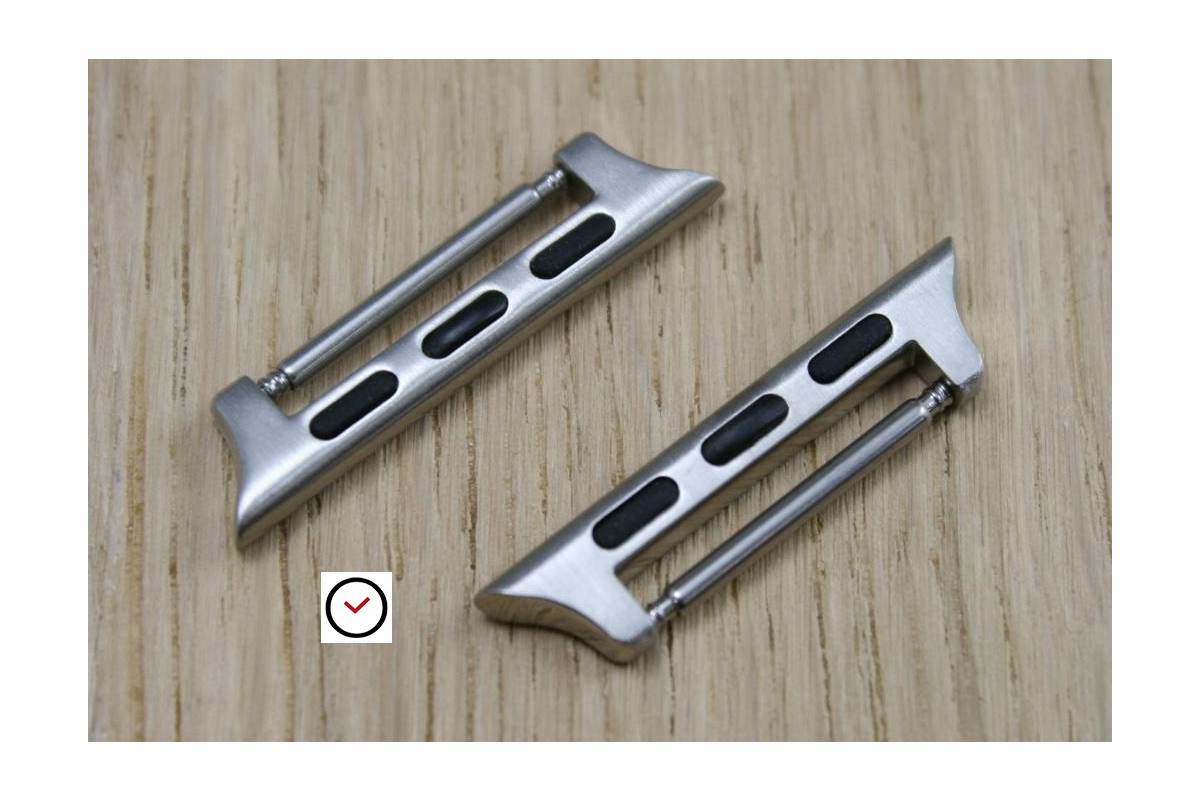 42mm Apple Watch Band Adapters "BandClip" (stainless steel)