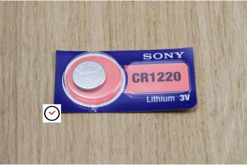 Pile lithium 3V Sony pour montres, tous types (de CR1220 à CR2450)
