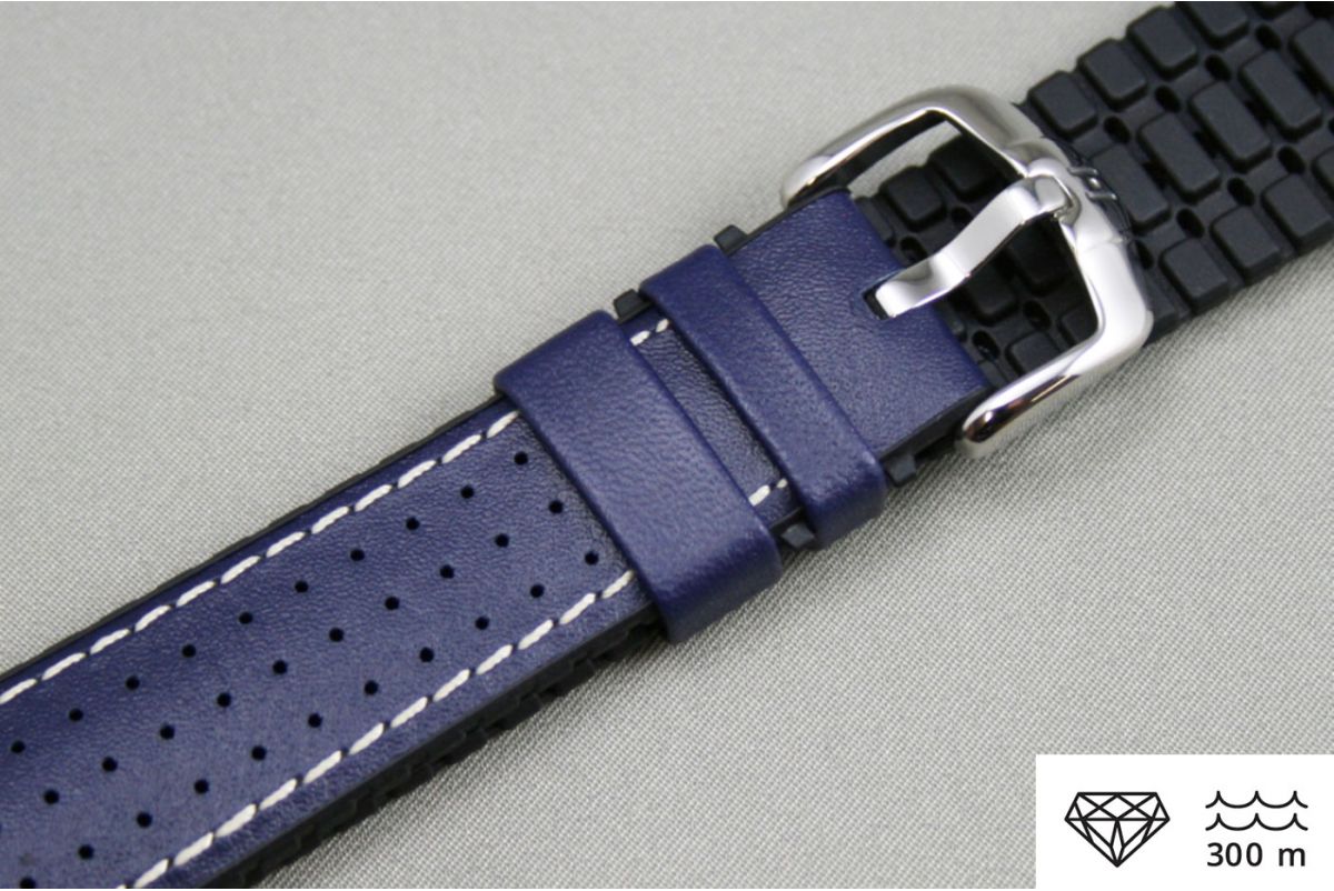 Bracelet montre HIRSCH Tiger Bleu (étanche)