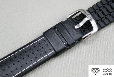 Bracelet montre HIRSCH Tiger Noir (étanche)