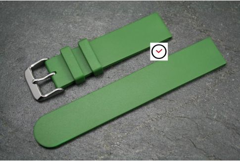 New 18mm Silicone Rubber Watch Band Strap - Light Green