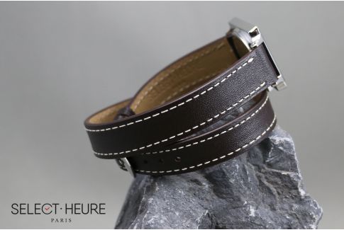  HorologyHour Epsom Premium Leather Watch Straps Band with Quick  Release Spring Bars - 100% Genuine Full Grain - Zermatt Hypoallergenic