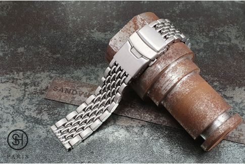  Stainless Steel Watch Band 18mm Classic Watch Strap